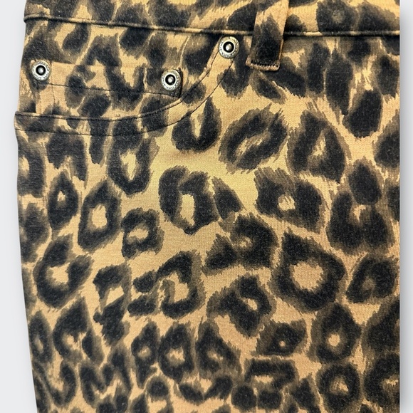 JONES NEW YORK Petite Leopard Stretch Pencil skirt 8P | streetwear grunge office - Picture 7 of 14